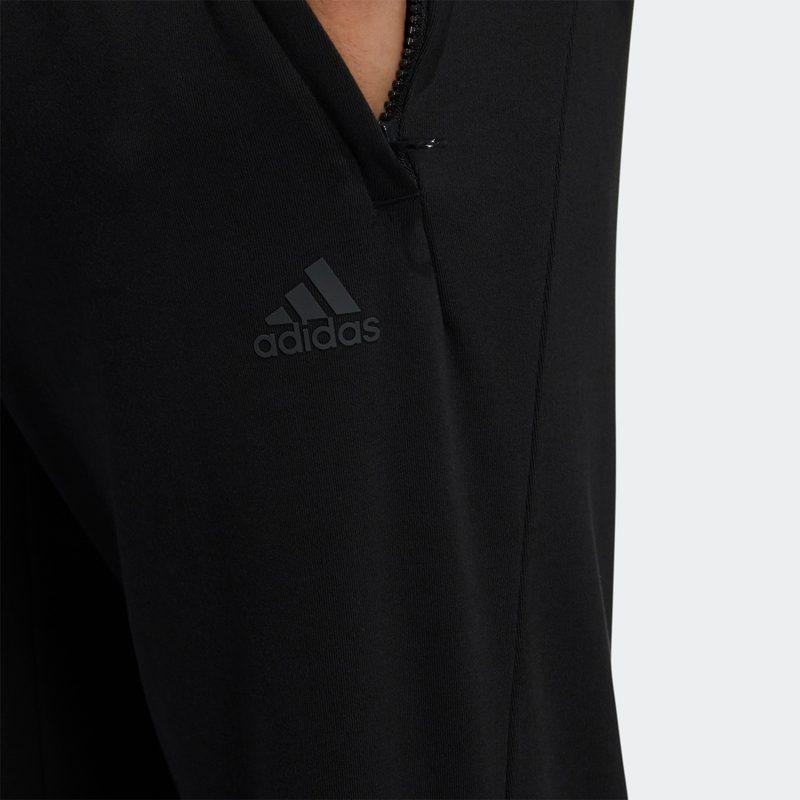 adidas Спортивные брюки мужские черные умеренные HE2911