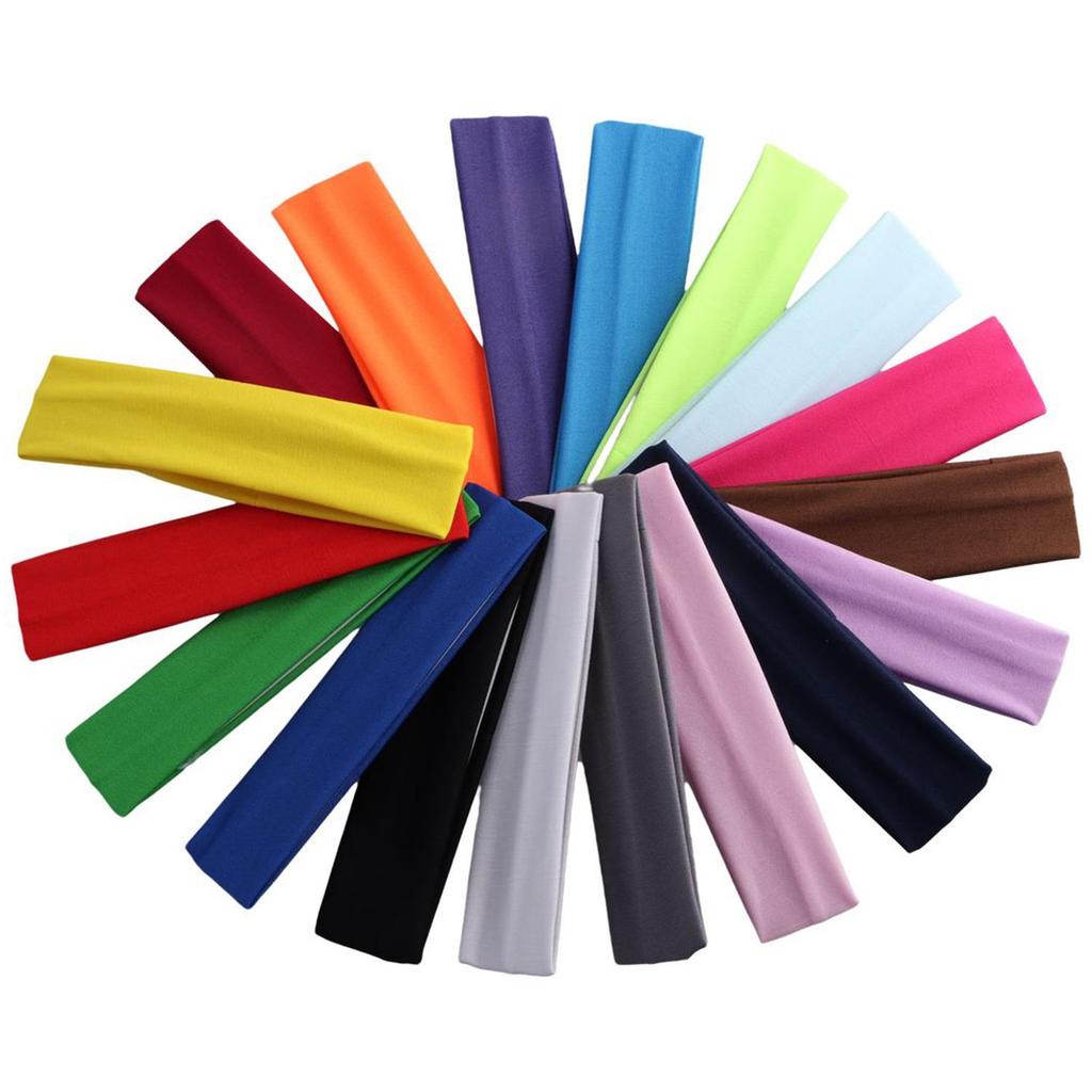 Women Yoga Elastic Hair Bands Headbands Fashion Turban Makeup Hair Hoop Band Sport Absorbing Sweat Headwrap Hair Accessories