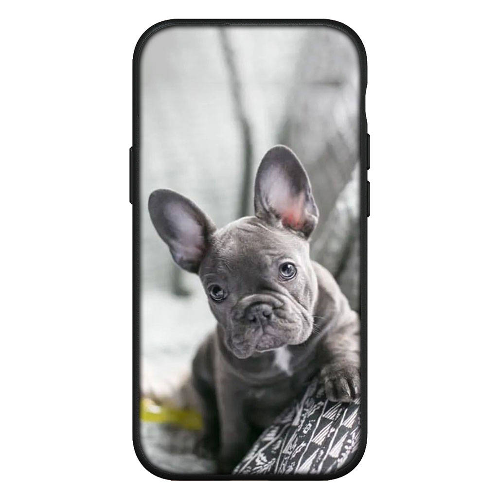 Чехол для iPhone 16 15 14 Xiaomi Redmi Note 13 12 11 Pro Max X 10 8 9 XR Samsung Galaxy S24 S23 A05 12C 13C OPPO Huawei France Bulldog Dog Phone Case