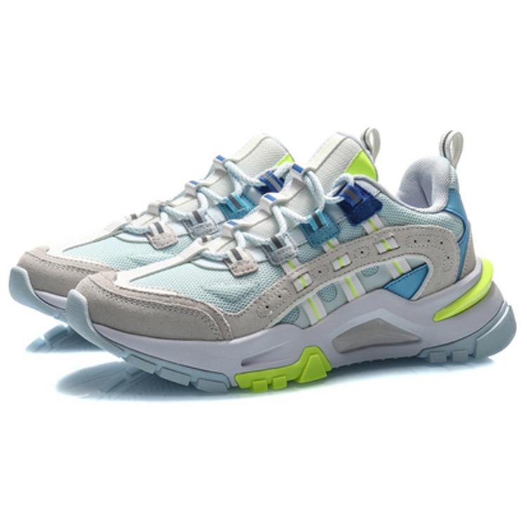 Li Ning Reverse 2020 Дышащие Низкие Повседневные Кроссовки Женские Сине-серые AGCQ182-4