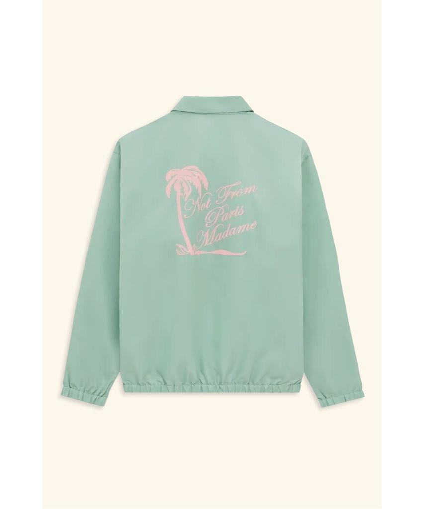 Drole De Monsieur Slogan Palm Tree Nylon Jacket Veste Slogan Palmier D0Jam26114Grl