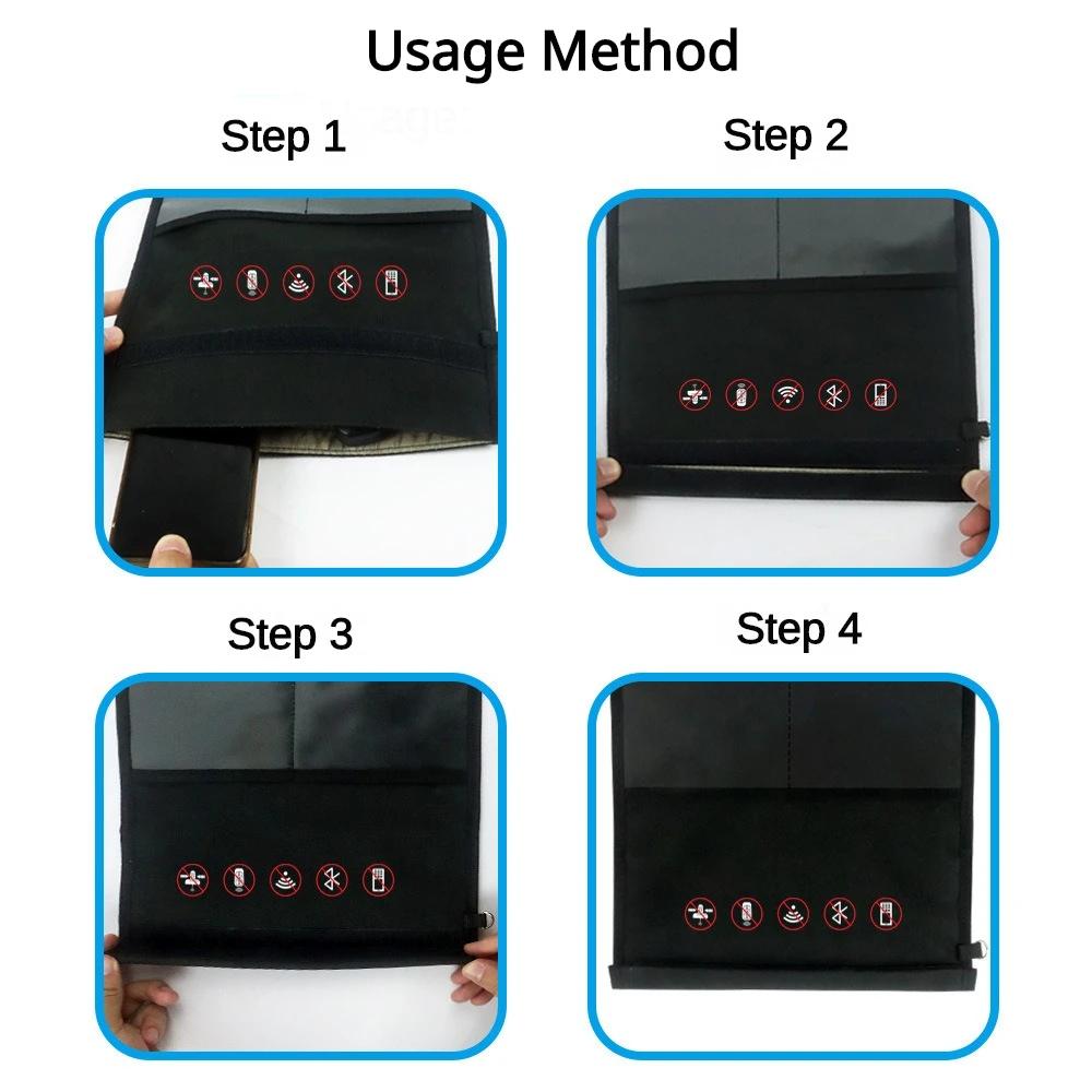 Сумка для блокировки сигнала, сумка для защиты от излучения мобильного телефона, сумка для защиты от излучения, сумка для ключей от автомобиля, сумка для хранения радиационной защиты