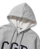 Толстовка с капюшоном на молнии CGP с логотипом Arch Boa_Темно-серый
