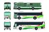 The Bus Collection Bus Collection Tono Railway 80th Anniversary Set of 3 Diorama Supplies