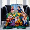 1pc, Snow White and the Seven Dwarfs Home Décor, Flannel Blankets, Perfect for Bedroom, Living Room, Travel, Camping, Car, Beach, Office Naps. Ideal G