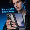 Oatsbasf Металлическая безрамочная чехол-подставка для Samsung Galaxy Z Fold 6 с надежным захватом, противоударная защитная крышка для телефона