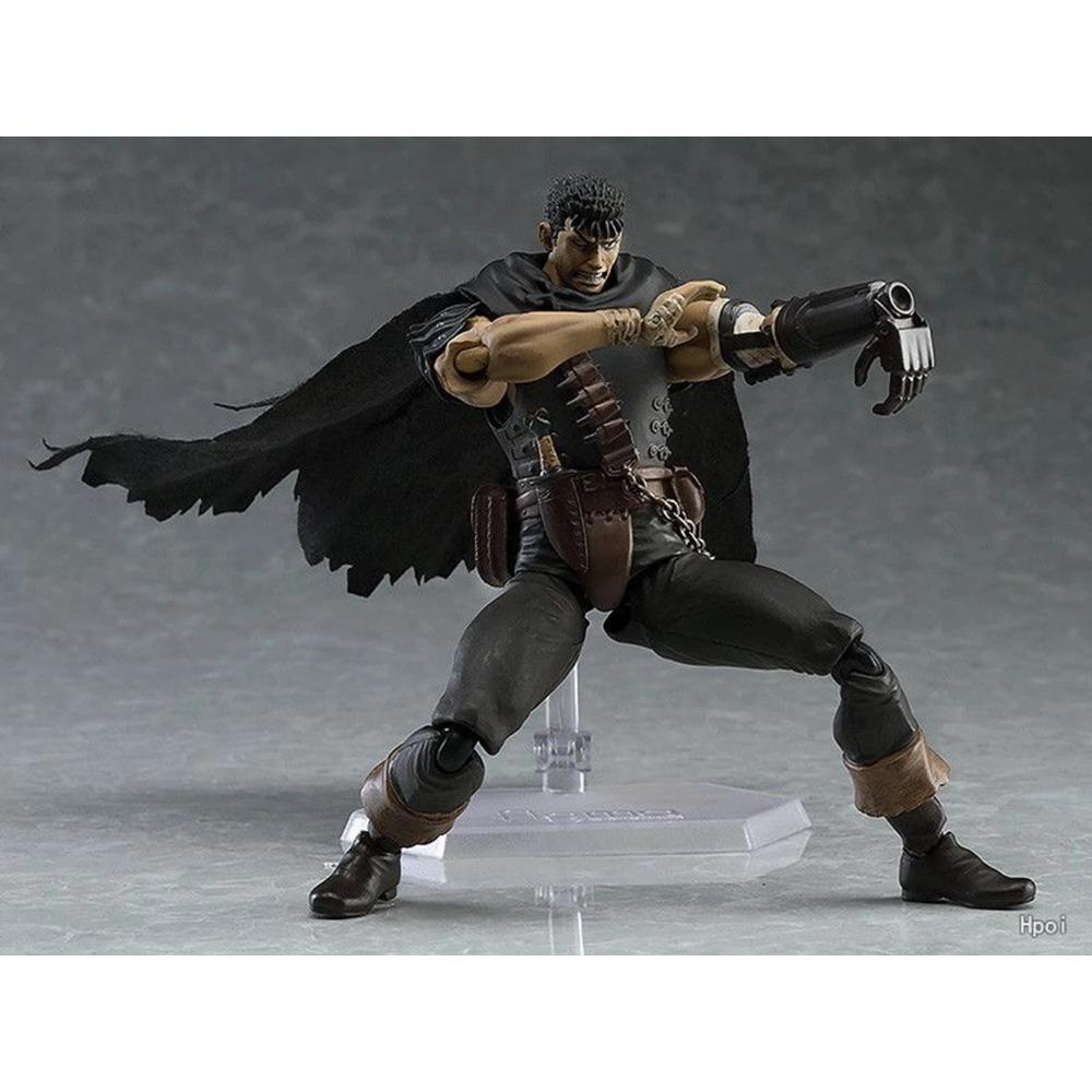 16CM Anime Berserk Guts Figma #359 Black Swordsman ver Repainted Edition Max Factory Action Figure PVC Doll Toys