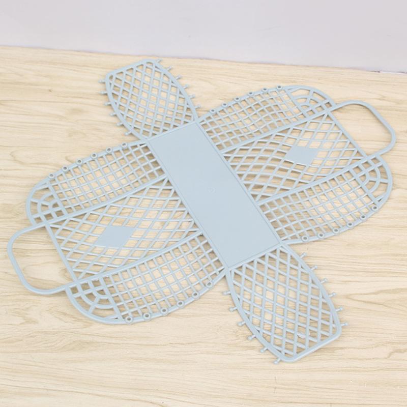 Маленькая пластиковая корзина для хранения, 1 шт., корзина для ванны, корзина для белья, складной органайзер для шампуня, студенческое общежитие