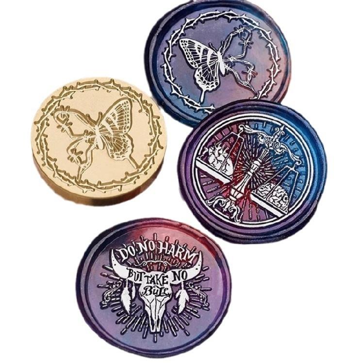 Металлическая печать Сургучная печать Сменные головки Головка для тиснения