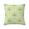 Custom Sanrio Keroppi Cartoon Pillow Case Home Decoration Anime Frog Kawaii Luxury Cushion Cover Velvet Pillowcase