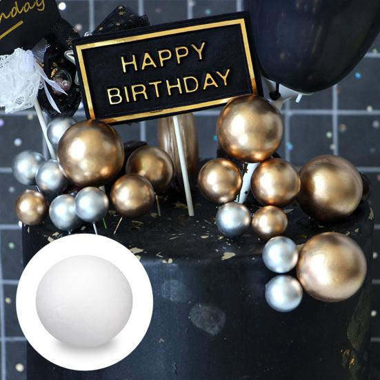 10 шт. шарики из пенопласта рождественские украшения для дошкольного детского сада шарики из пенопласта ручной работы для проектов DIY