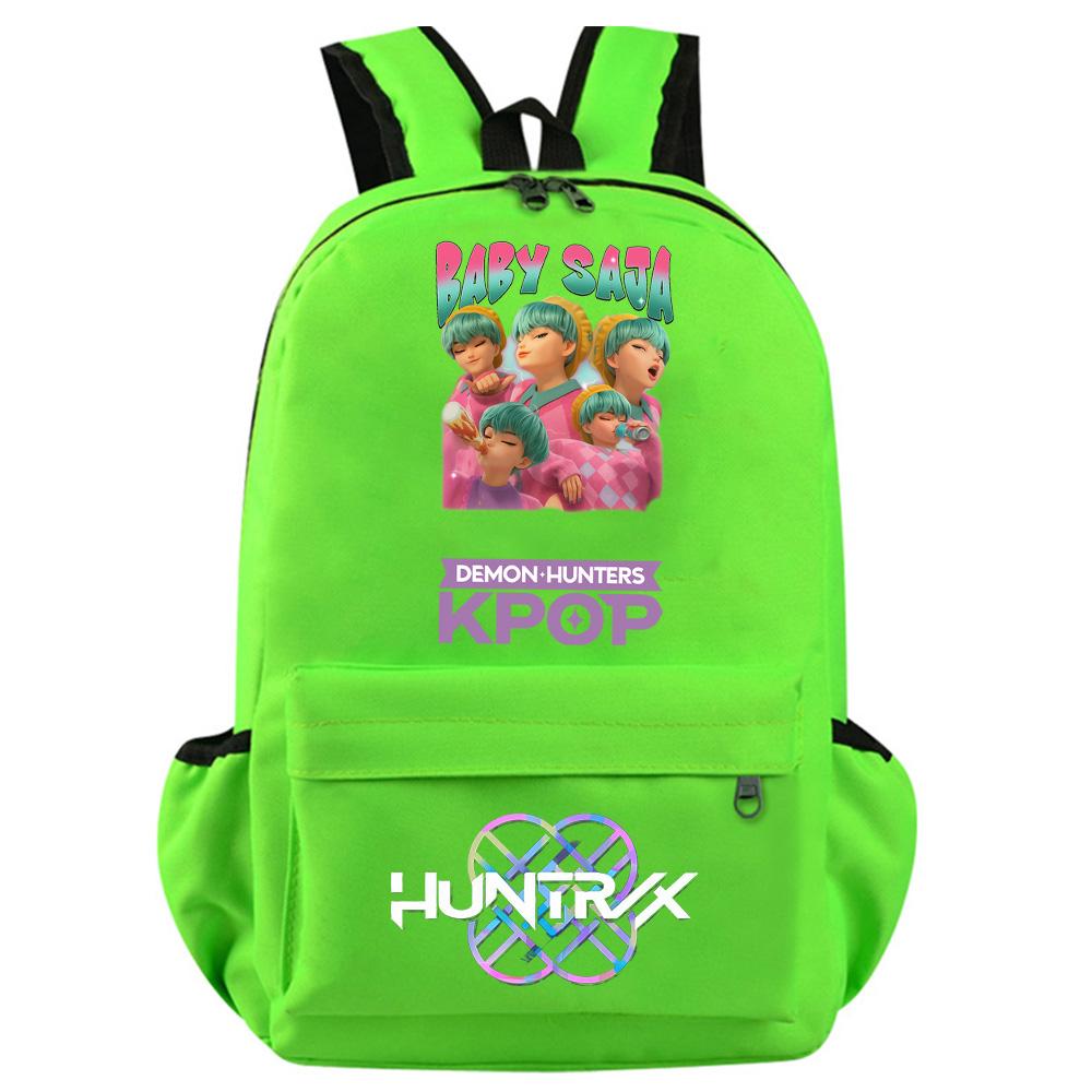 Anime Cartoon Kpop Demon Hunters Printed Backpack for Teenager Student Girl Boy Bookbag Schoolbag Women Large Capacity Travel Bag Kid Gift Mochila