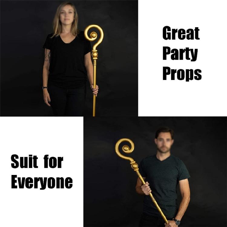 Пластиковый волшебный скипетр с реалистичной текстурой Незаменимый атрибут для тематической вечеринки Косплееры Артисты мероприятий
