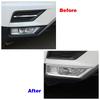 For VW Volkswagen Tiguan MK2 2017- Chrome Fog Light Lamp Trim Cover Frame ABS Exterior Decoration Accessories