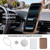 Магнитный клетчатый чехол для iPhone 17 Pro Max с металлической защитой камеры