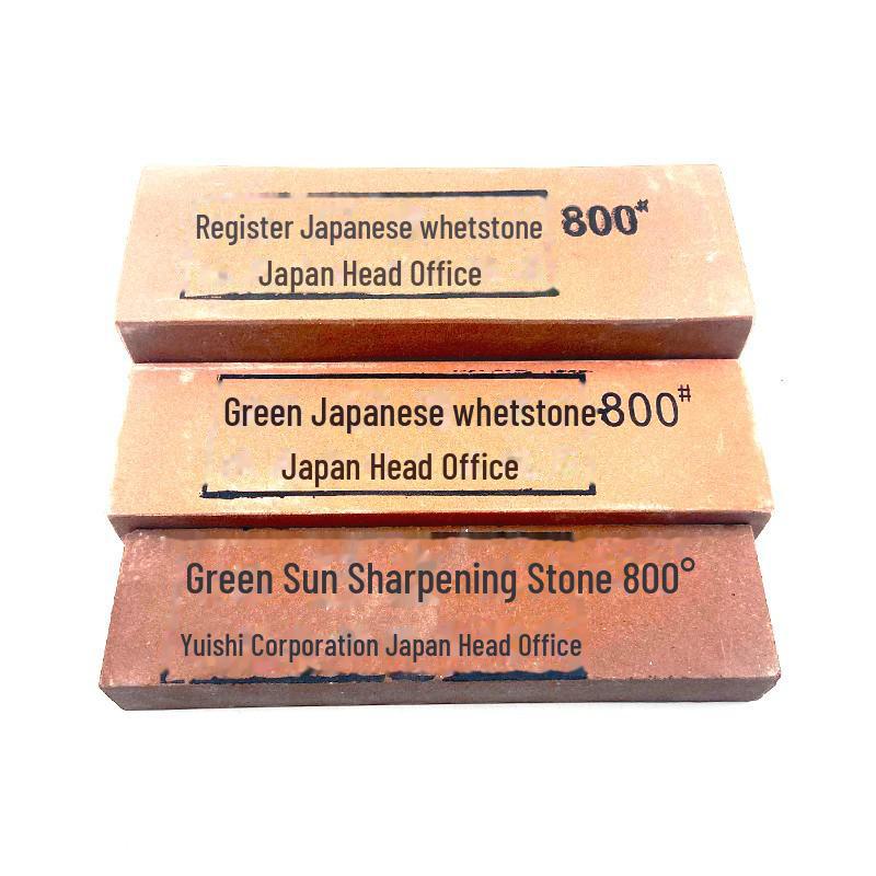 Двусторонняя точилка для кухонных ножей Chef's - натуральный масляный камень зернистостью 800