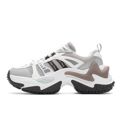 София 3 Кроссовки 'Елочка' Модный тренд Прочные Амортизирующие Низкие Повседневные Кроссовки Женские серо-белые F12W431107FAS