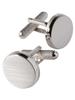 Cufflinks Cufflinks Round Taper Cufflinks Gift Made In Japan Brass [Tabarat] Men's (Silver)