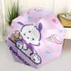 Purple Ice Cream Pochacco Automatic Opening and Closing Umbrella, Lightweight 3-Fold, With Cute Cartoon Characters, Suitable for Home, Outdoor and Dai