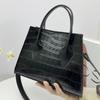 Bag Woman, Spring and Summer New Trend Fashion Small Fresh Crocodile Pattern Handbag, One Shoulder Oblique Span Bag