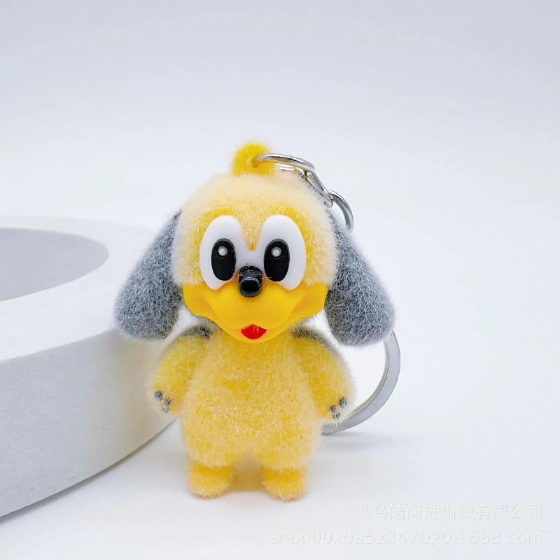 Disney Мультяшный Флок Дональд Дак Брелок Микки и Минни Подвеска Игрушка Милый Аксессуар для Сумки Кукла Ребенок Рождественская Вечеринка Маленькие Подарки