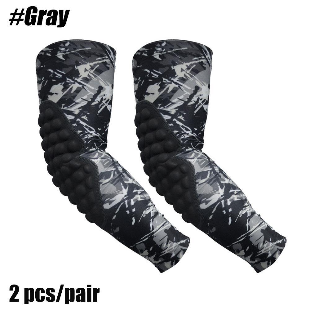 Спортивные нарукавники Компрессионные налокотники для спортзала Баскетбольные налокотники Защита рук для волейбола и футбола Подходит для взрослых, подростков и детей