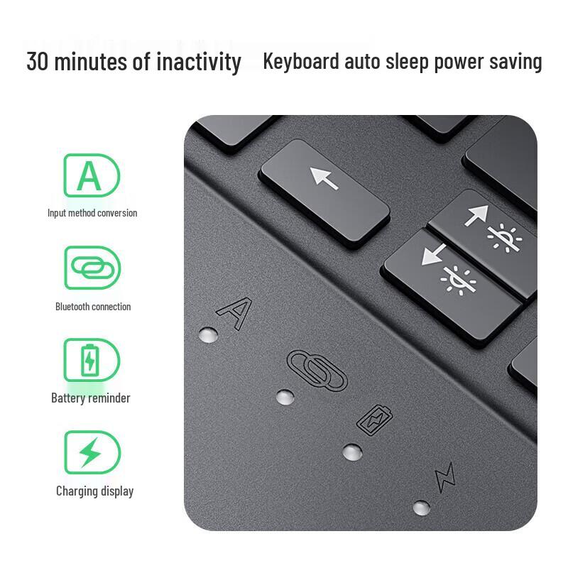 BIAZE Клавиатура Bluetooth с подсветкой 2-в-1 для Surface Go с тачпадом