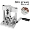 Manual Wire Stripper Machine For 2-12mm Scrap Wire Electrician Cut Cable Peeler Tool For Power Drill,Copper Cable Stripper