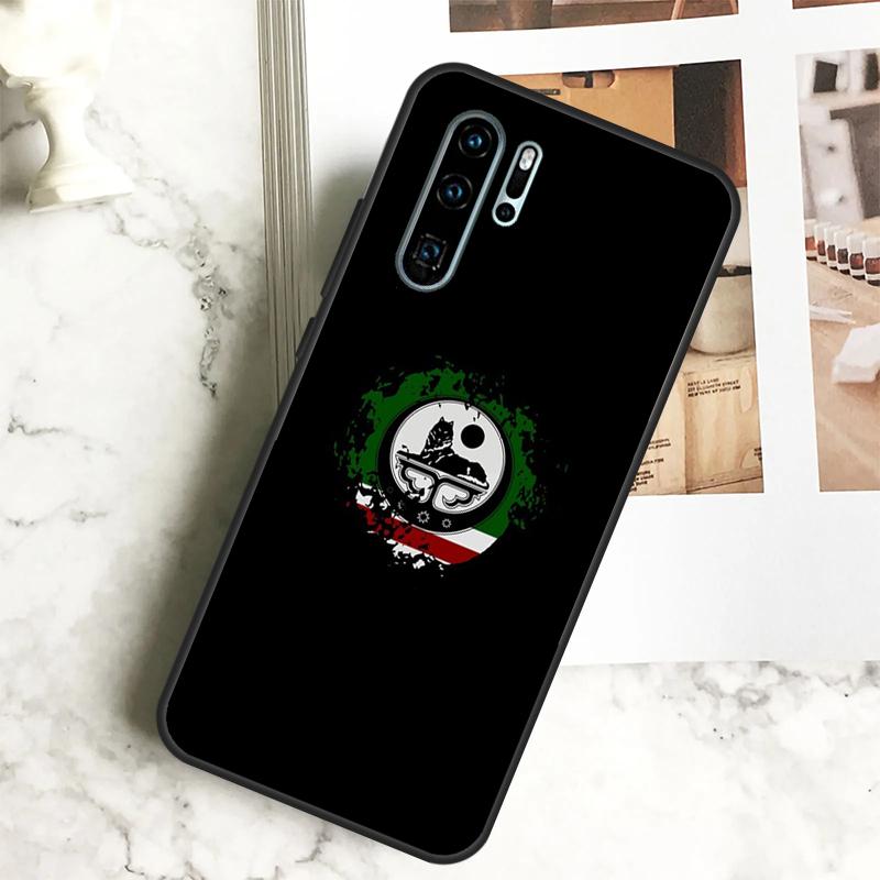 Флаг Чечни Чеченский Волк Для Huawei Nova 12i 12s 11i 8i Y73 Y72 Y61 Y91 Y90 Y70 Y60 9 10 SE P30 P40 Lite P60 Pro Чехол
