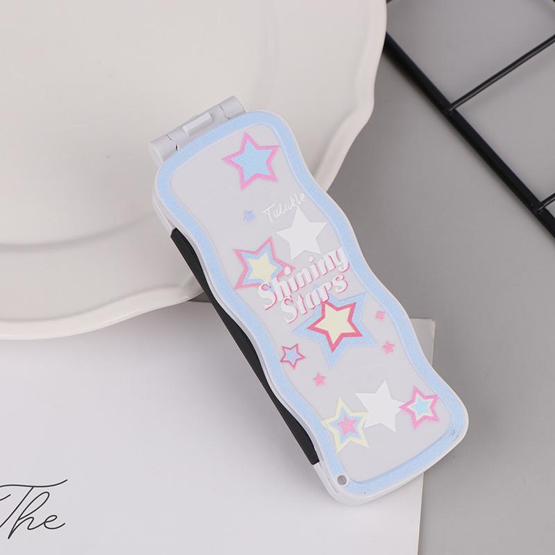 Мини-щетка для волос, складная массажная расческа, массаж головы, антистатическая портативная дорожная щетка для волос, расчески для волос для девочек с зеркалом