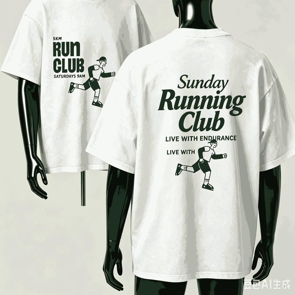 Sunday Running Club For Fan Gift Tshirt Unisex Unisex Harajuku Oversized Unisex Short Sleeve Streetwear High Quality Couples Soft