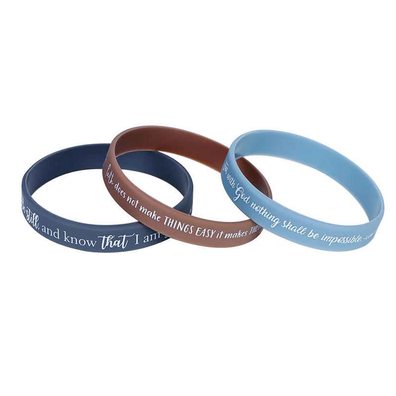 36 шт. религиозные силиконовые браслеты, оптовые библейские резиновые браслеты, красочные вдохновляющие христианские силиконовые браслеты