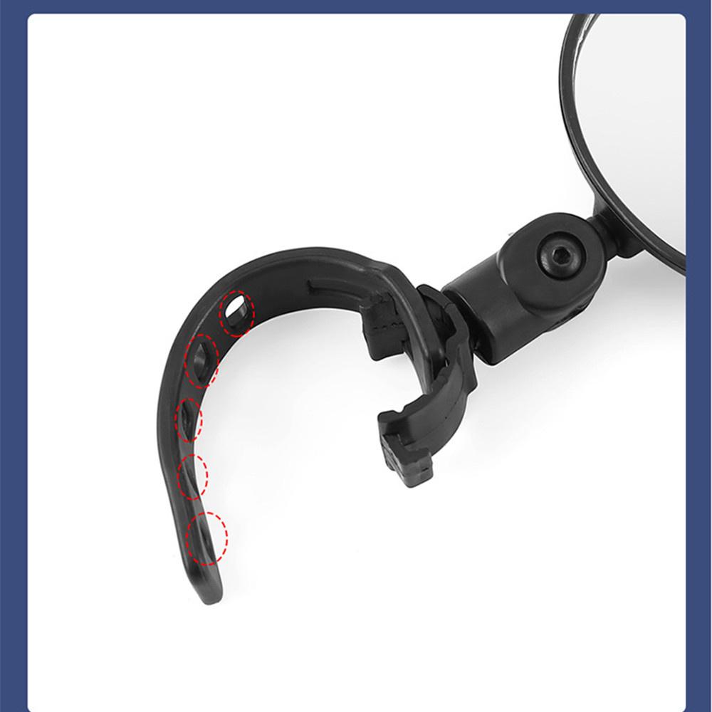 Pair Universal Handlebar Rearview Mirror for Bike Bicycle Motorcycle Adjustable