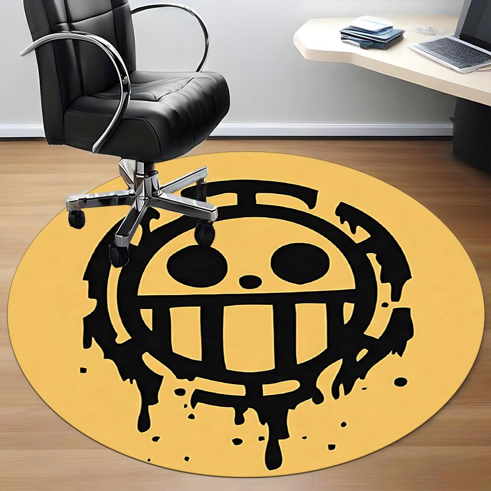 Круглый ковер для офиса One Piece, под офисные стулья, спальни, гостиной, домашний декор a0908193
