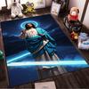 The Jesus print non-slip rug under the moonlight is suitable for use in the living room and on bedroom sofas.