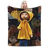 Coralines Flannel Blankets Winter  Warm Bedding Throws for Girls Boys Living Room Funny Bedspread Sofa Bed Cover