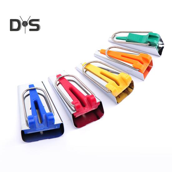 3/4/5Pcs Bias Tape Maker 6/9/12/18/25MM 5 Sizes Bias Binding Tape Making Tool Portable Professional DIY Fabric Quilting Sewing Accessories