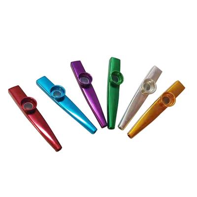 Металлические музыкальные инструменты Kazoos Kazoo из алюминиевого сплава для детей Mini Kazoo с мембраной Kazoo для