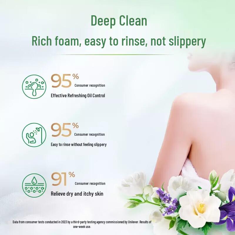 LUX Mugwort Camellia Shower Gel & Shampoo Value Set