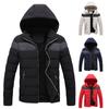 Winter Men's Thick Cotton Padded Clothes Casual Hat Coat Cotton Padded Jacket