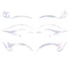 European And American Eye Makeup Tattoo Stickers Waterproof Simulation Makeup Eye Stickers Face Q6J6