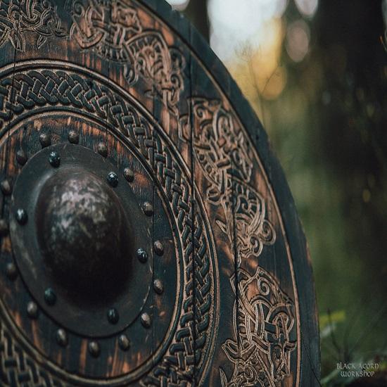 Viking Shield Norse Drake, декор стен викингов, домашний декор, подарок на день отца для него, ручная работа, настенные ковры
