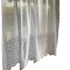 Vivienne Cafe Curtain 60 X White Embroidery Curtain WK2311WU2 [Lace 120cm]