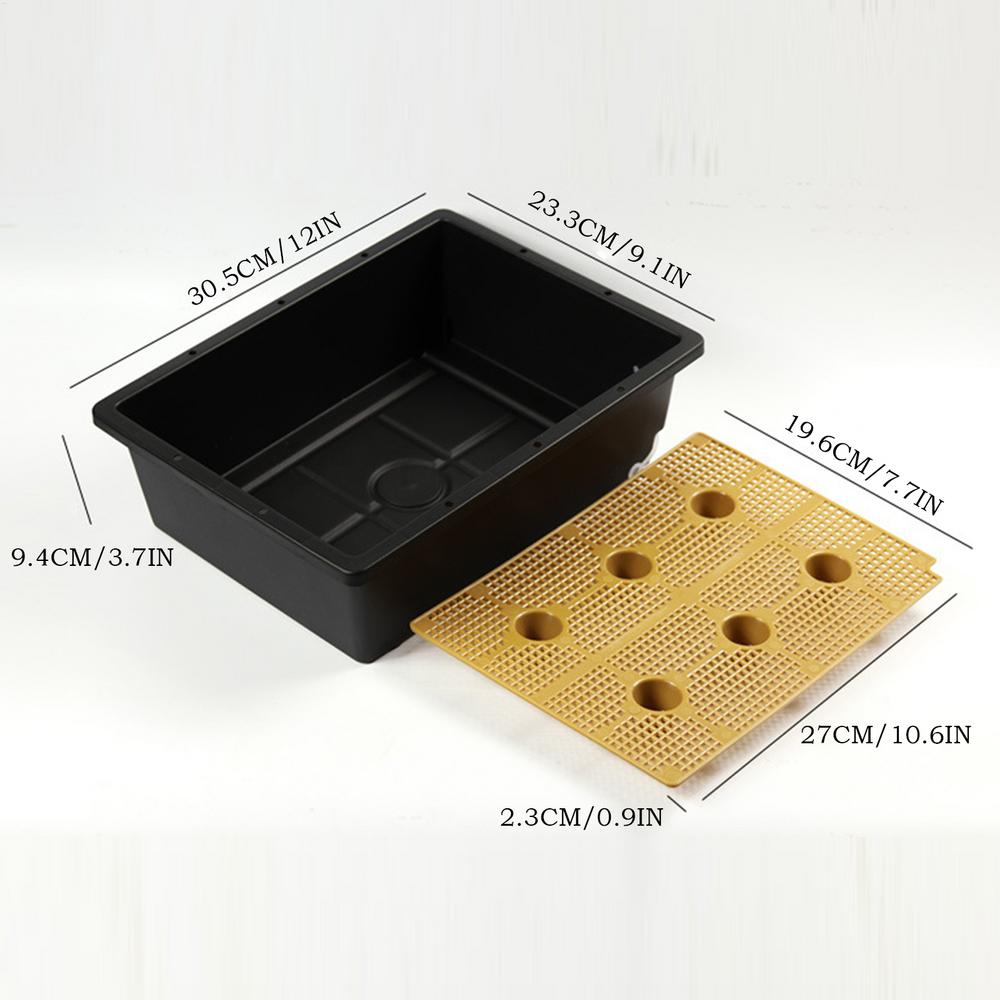Мини Посадочный Поддон Квадратный Набор для Выращивания Рассады Садовые Принадлежности для Суккулентов Овощная Теплица Размножение