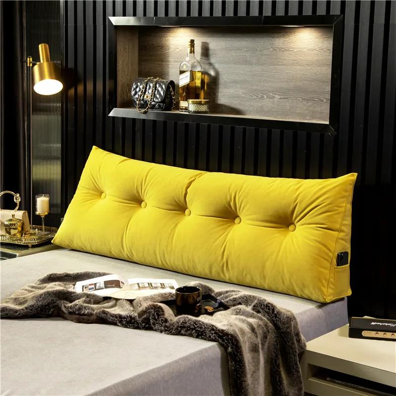 Removable Headboard Pillow Triangle Cushion Backrest Daybed Comfort Rest Waist Cushion Wedge Sleeping Pillow Bedroom Pillows