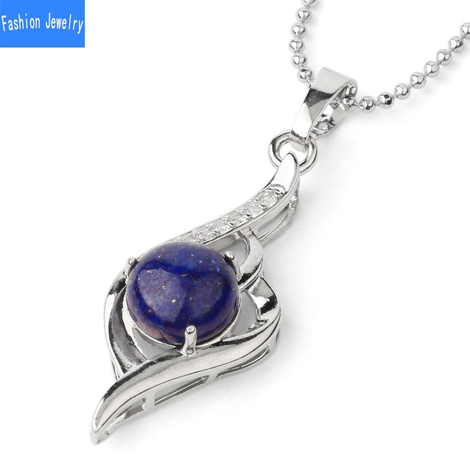 Ожерелье с подвеской в ​​виде ключицы из натурального хрусталя и циркона