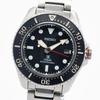 Отличное состояние SEIKO PROSPEX Diver Scuba Solar SBDJ051 Черный черный нержавеющая сталь 200м водозащита V157-0DP0 циферблат, сталь, устойчивые.