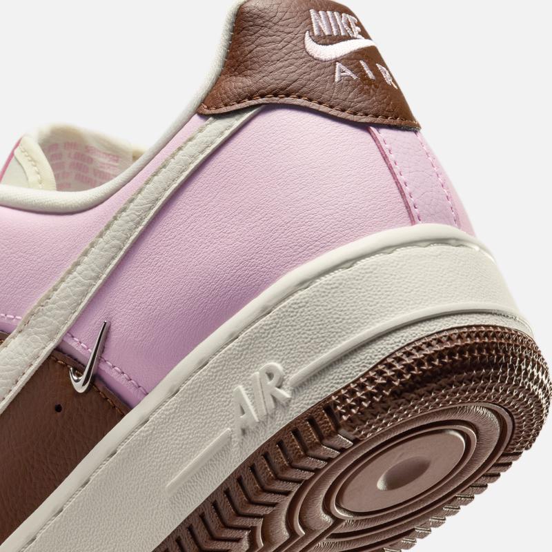 Nike Женские спортивные туфли Air Force One "Клубничный мокко" - Зимний новый стиль - NIKE AIR FORCE 1 IO7595