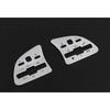 Cover Trim For Benz E-Class W213 Steering Wheel Silver Steel Button Frame 16-21