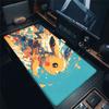 Mousepad Extended Game Rubber Desk Mats PC Keyboard Mats P-Pokemon Pikachu Graffiti Pattern Gaming Accessories Carpet Rubber Rug
